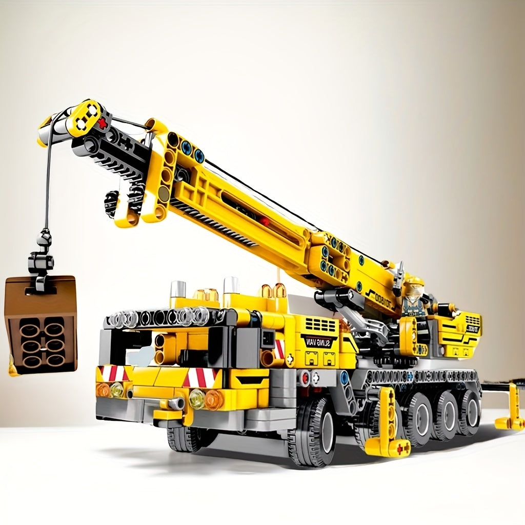 MegaCrane™ – 1005-delige Mechanische Kraan Bouwset