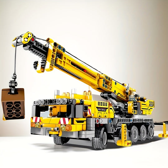 MegaCrane™ – 1005-delige Mechanische Kraan Bouwset