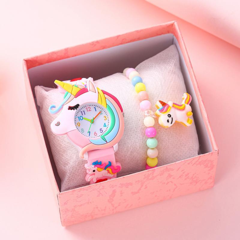 LunaTwinkle™ – Eenhoorn Horloge & Armband Set – Magisch Meidenaccessoire