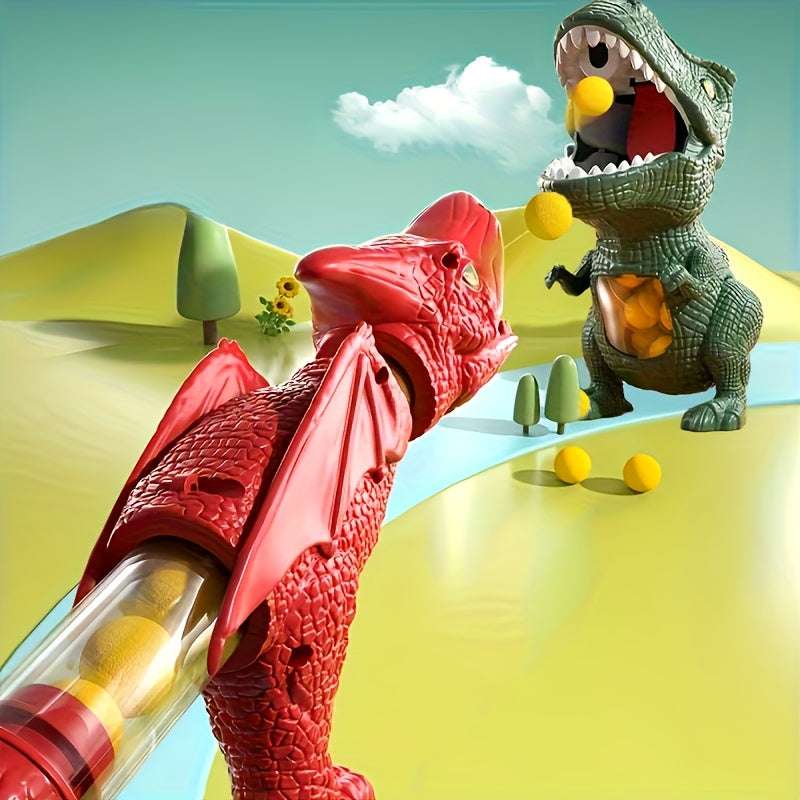 DinoShot™ – Interactief Dino Schietspel met Lanceerhandles & Sponsballen