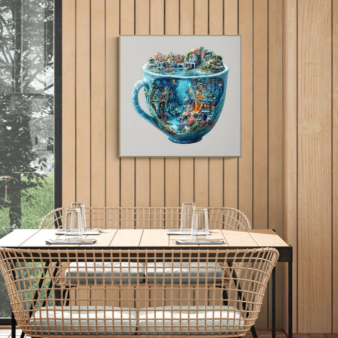 AquaMind™ – Ocean Cup Houten Puzzel