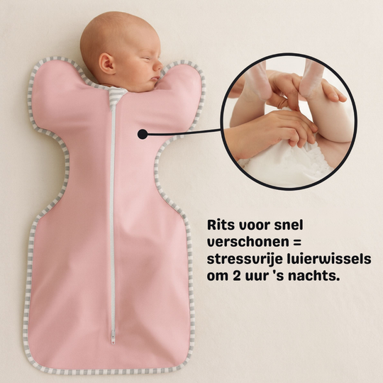 Milowrap™ – Zachte Arms-Up Inbakerslaapzak voor Baby’s