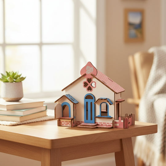 ChocolateHouse – 3D Houten Bouwpuzzel Huis