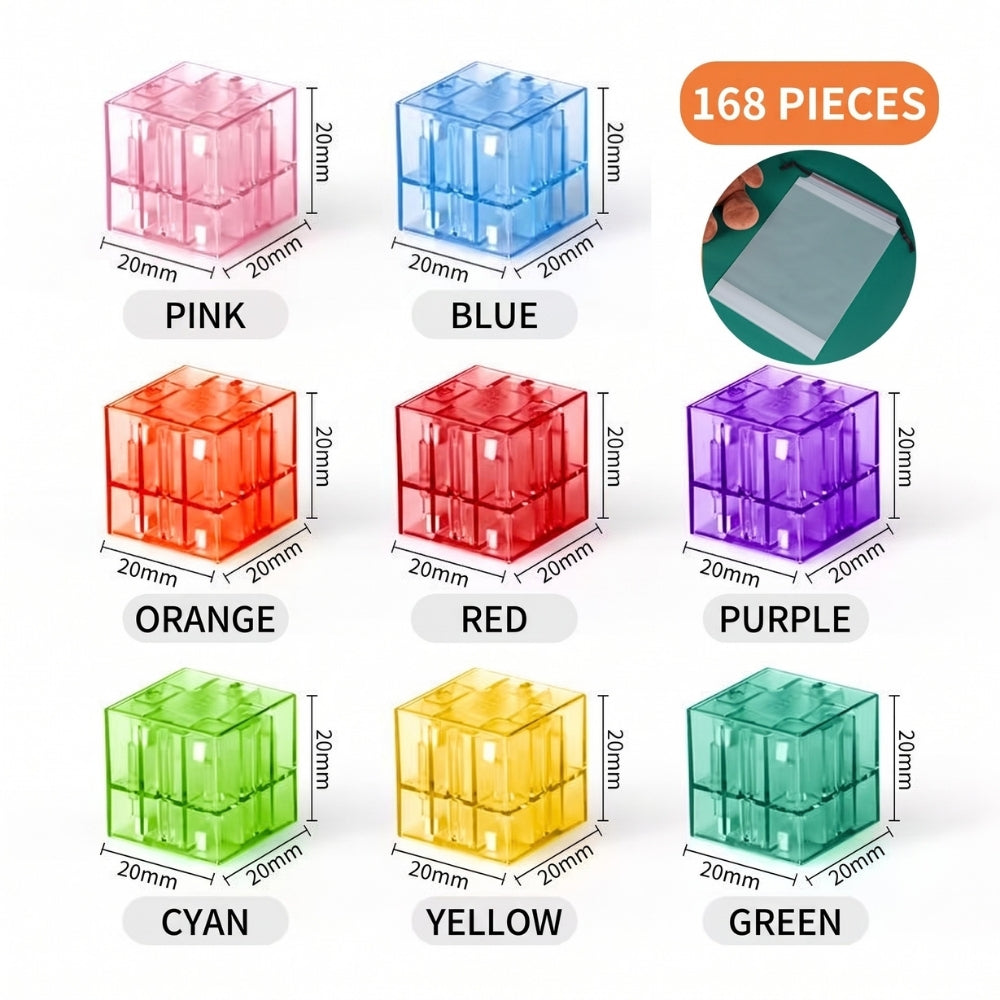 CubeMath – Transparante Magnetische Kubussen