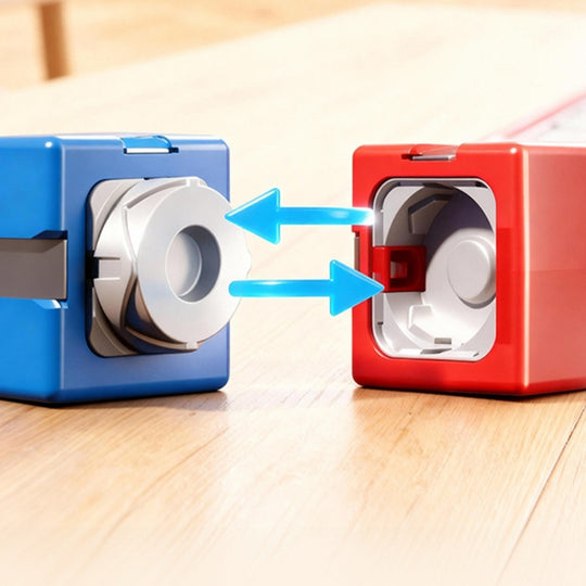 <font dir="auto" style="vertical-align: inherit;"><font dir="auto" style="vertical-align: inherit;">Jouet magnétique pour enfants, double voie électrique, assemblage de train cube magique, pour garçons, bricolage</font></font>