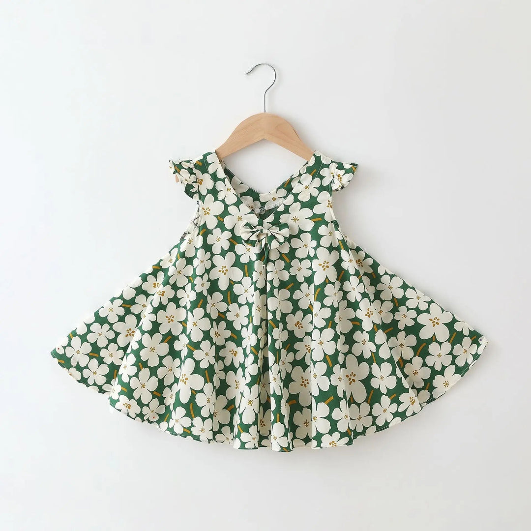 FloralTwirl – Luchtige Zomerjurk met Bloemenprint