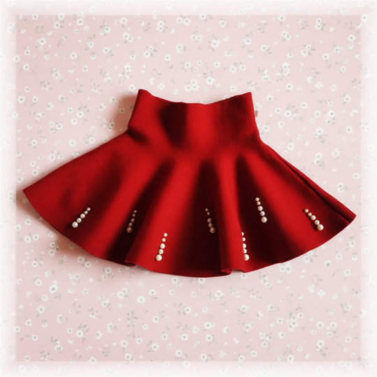 Perlette kinder rok kleur - Milo & Moon