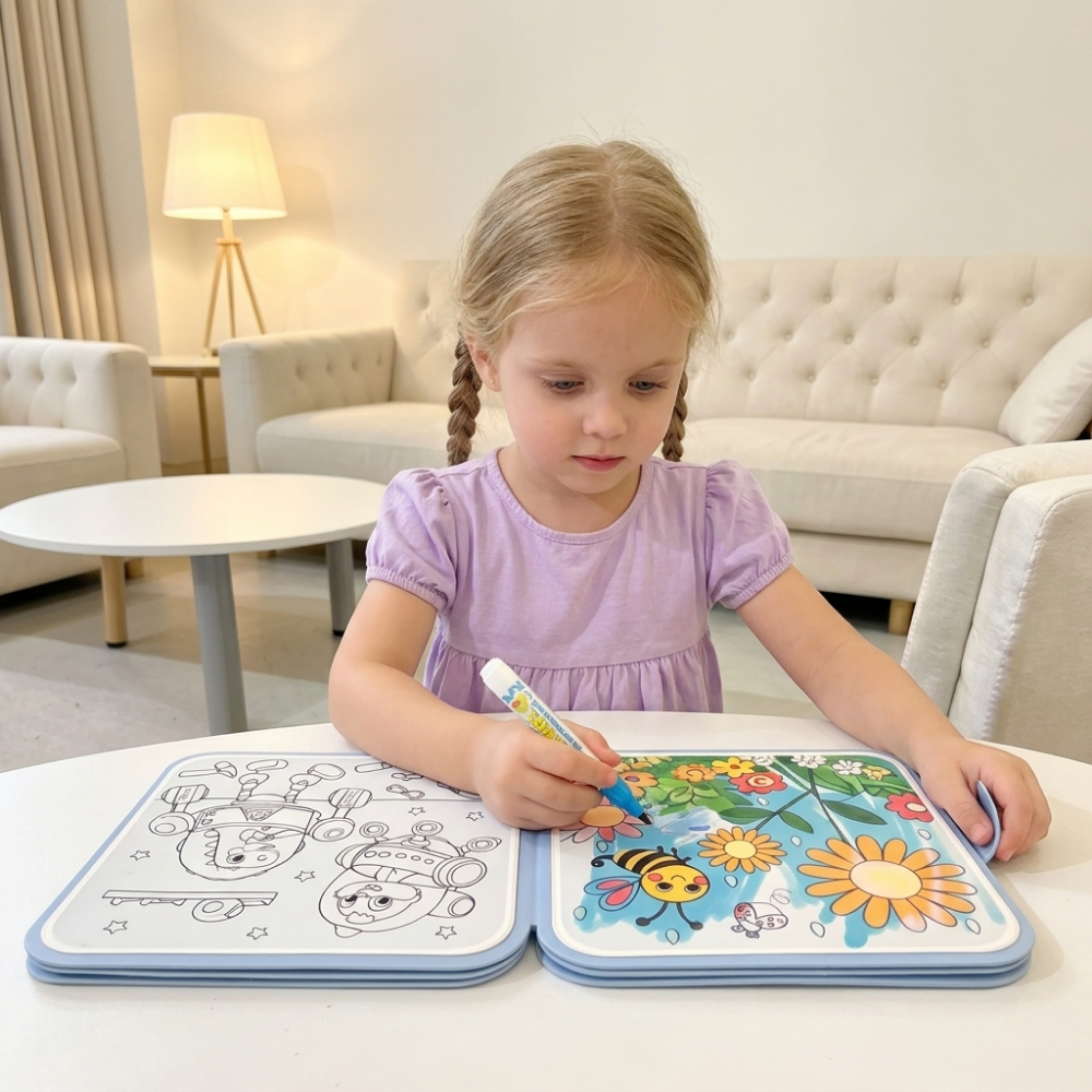 MagicDraw – Herbruikbaar Waterkleurboek voor Kinderen