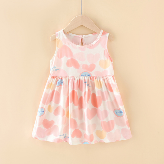 BloomBelle – Meisjes Zomerjurk zonder Mouwen
