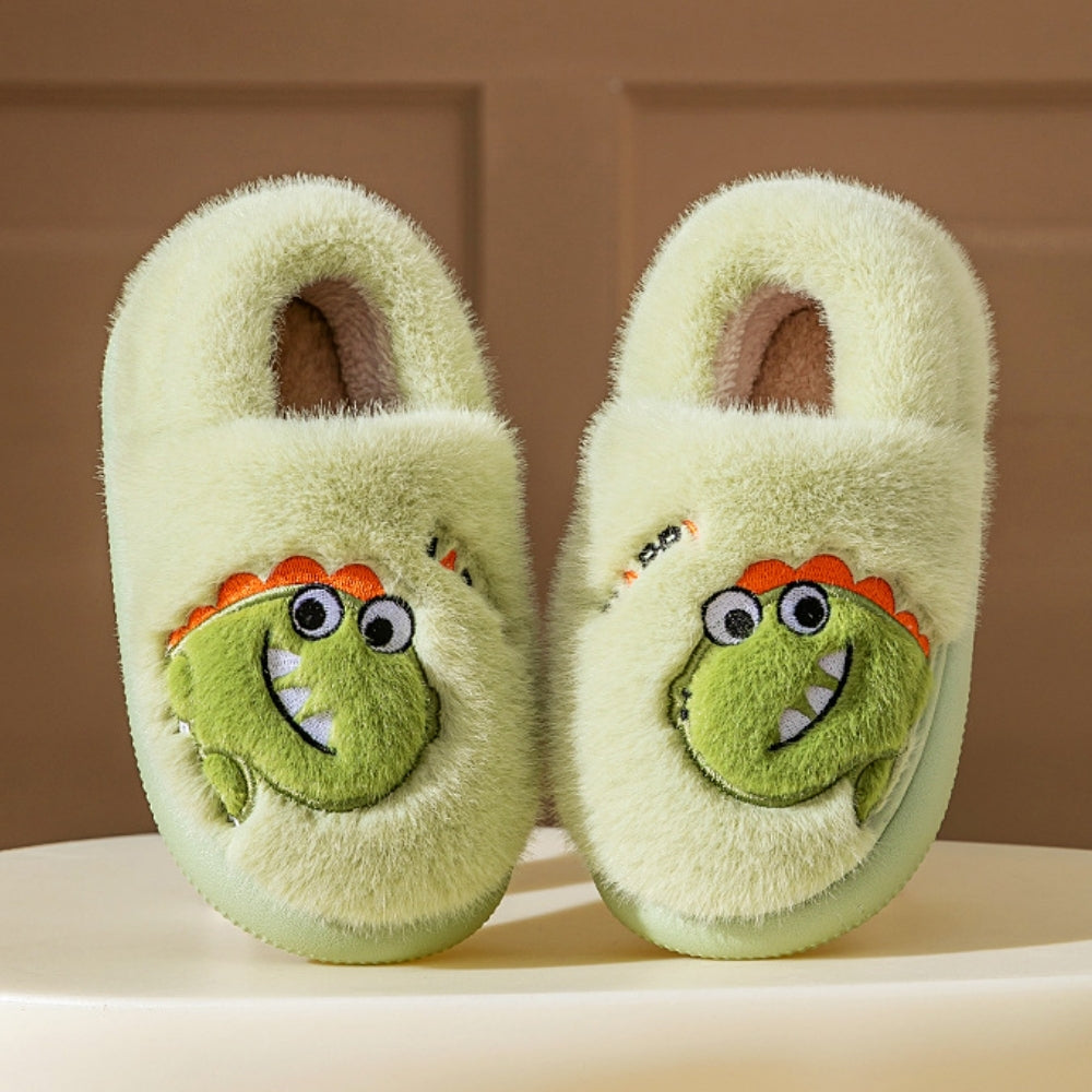 CozyDino – Gevoerde Kinderhuisschoenen