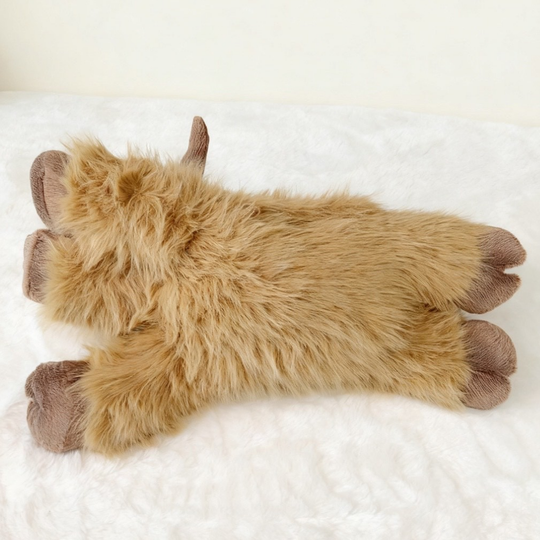 CalmCuddle – Highland Koe Verzwaringsknuffel met Warmtepad