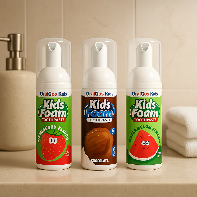 Milo & Moon - 360° Foam kinder tandpasta