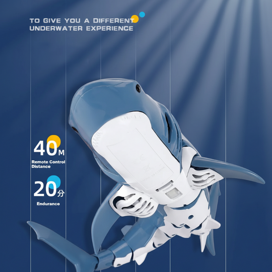 FinDrive bestuurbare RC haai - Milo & Moon