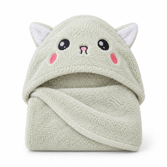 CloudCape – Zachte Badcape voor Baby en Peuter