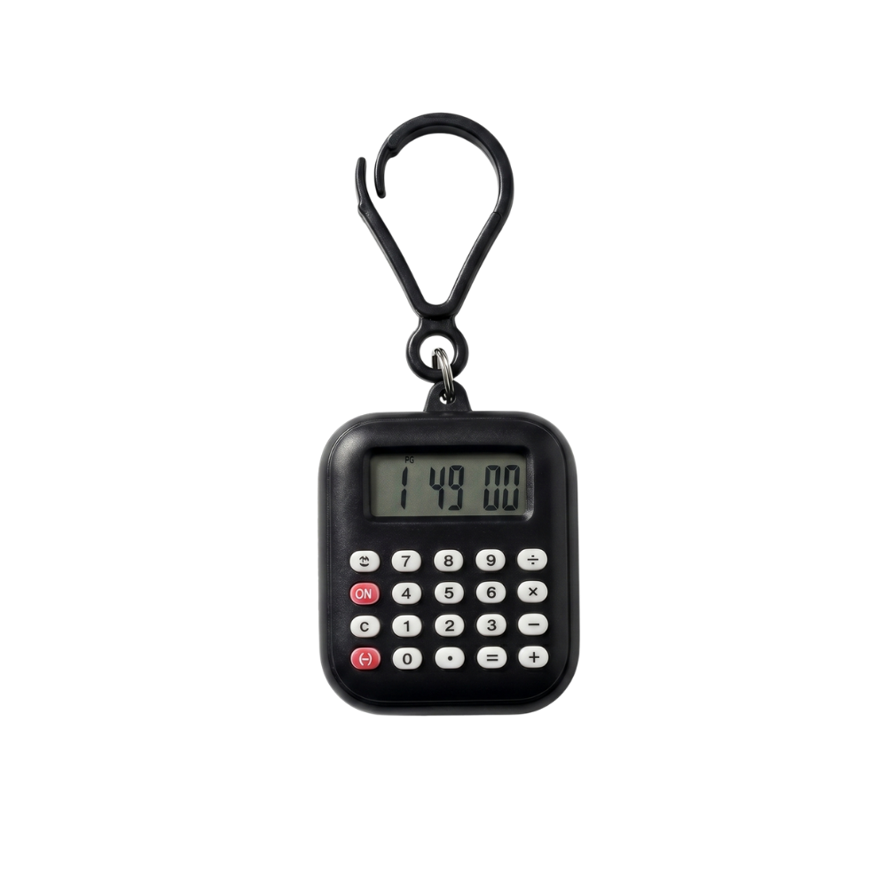 CalcuClip – Digitale Rekenmachine Horloge Sleutelhanger