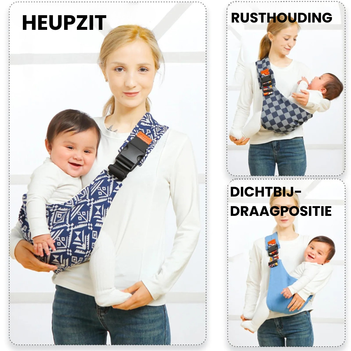 HugHop™ – De Lichtgewicht Heupdrager voor Peuters