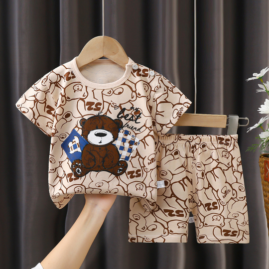 HappySprout – Kinder Zomerset met Cartoonprint