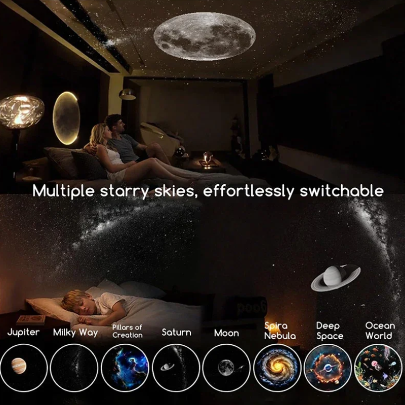 StarDrift LED galaxy lamp sterrenprojector - Milo & Moon