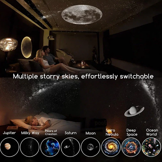 StarDrift LED galaxy lamp sterrenprojector - Milo & Moon