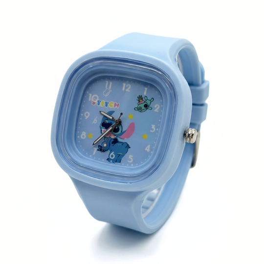 StitchGlow – Stitch Kinderhorloge met Pastel Design