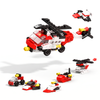 SkyBuilder – 6-in-1 Helikopter Bouwset (117–127 Stuks)