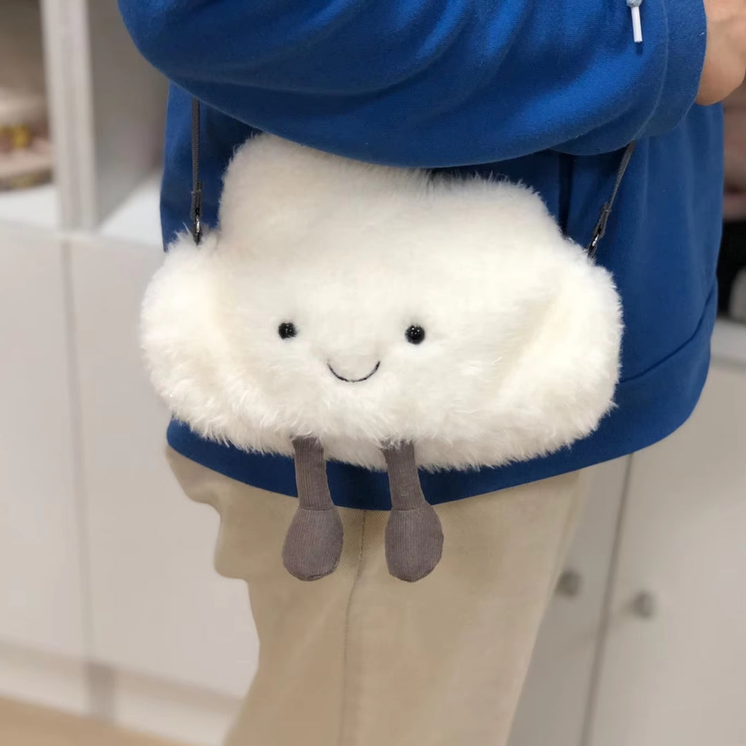 DreamBag – Pluche Schoudertasje Maan & Wolkje
