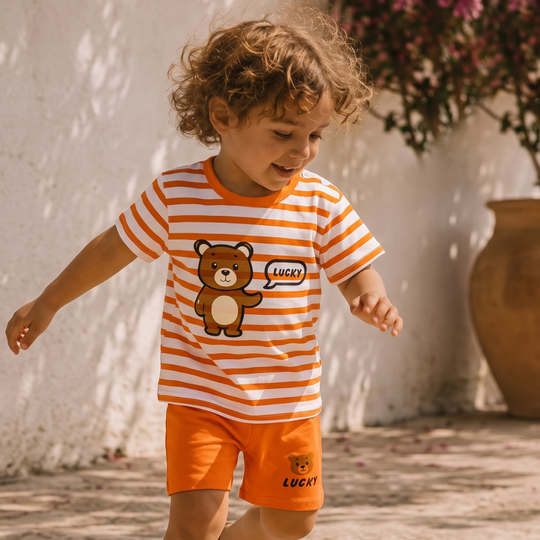 ActivePlay – Kinder Zomerset met T-shirt en Short