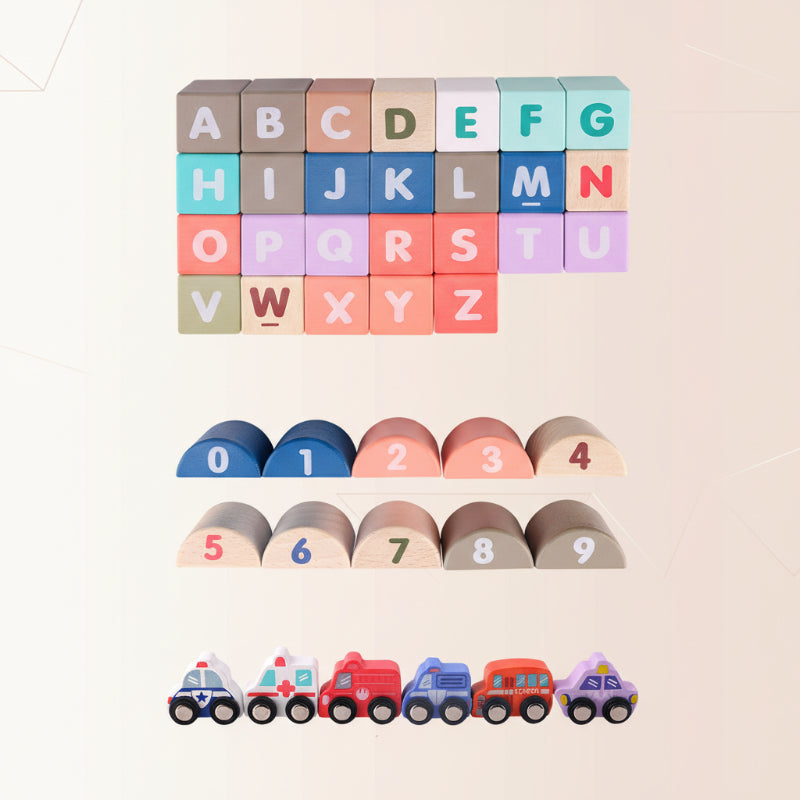 CityBlocks – Houten Bouwblokken Stad Set