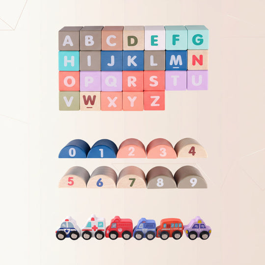 CityBlocks – Houten Bouwblokken Stad Set