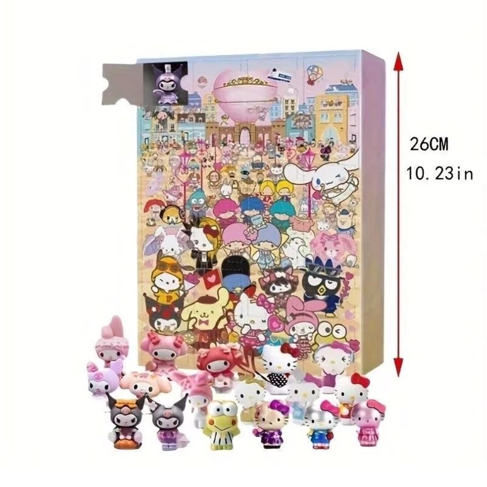 <font dir="auto" style="vertical-align: inherit;"><font dir="auto" style="vertical-align: inherit;">Calendrier de l'Avent de Noël - Nouveau calendrier de compte à rebours Sanrio KT Cat - Boîte aveugle Sanrio</font></font>