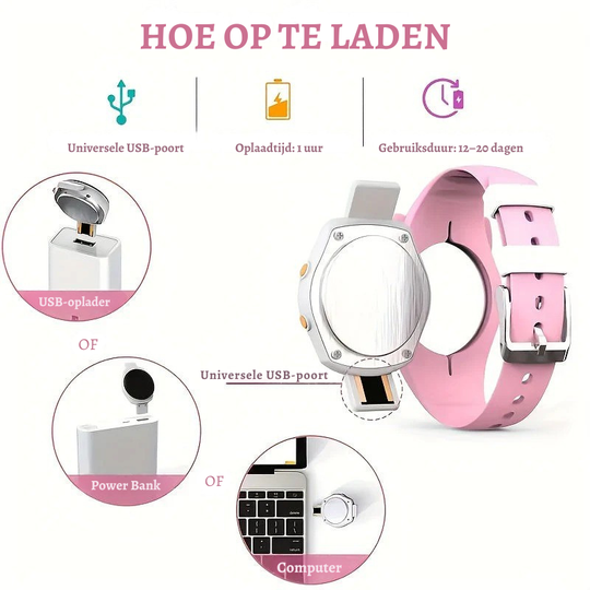 TimeBuddy™ – Schattig Unisex Sporthorloge – Waterdichte Digitale Fitness Tracker