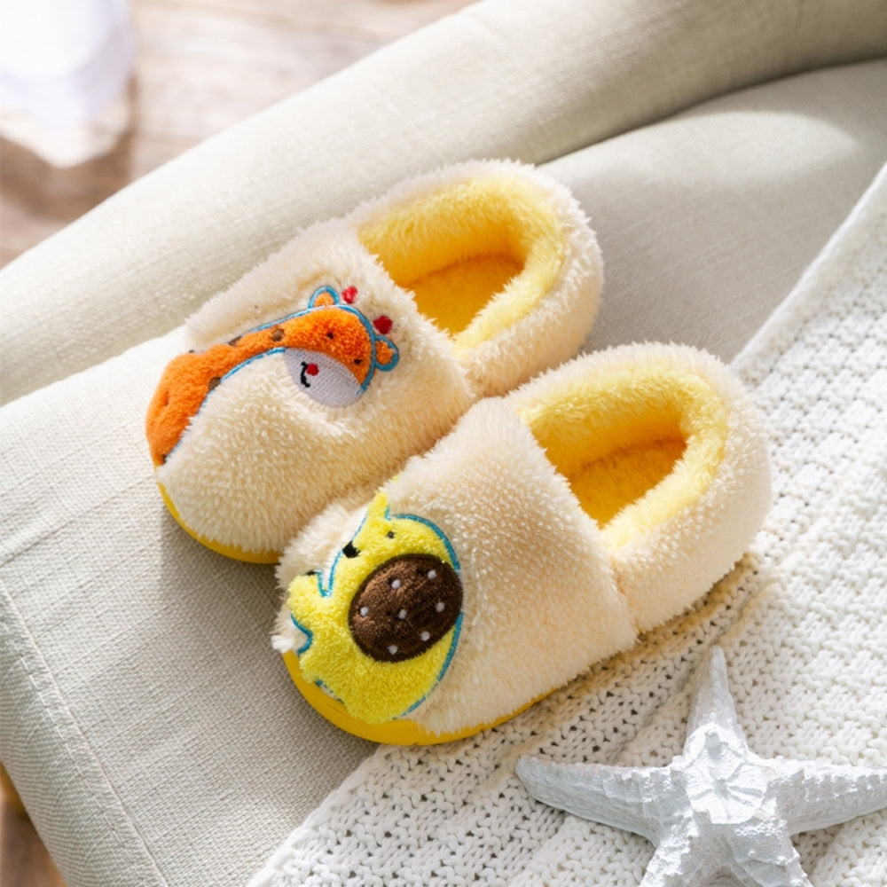 DinoStep – Pluche Kinderpantoffels met Dinosaurusdesign