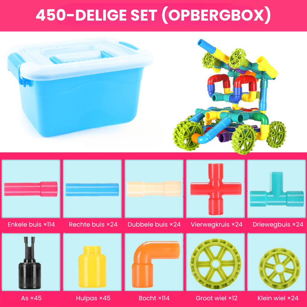 PipeBuilder – Creatieve Waterpijp Bouwset voor Kinderen