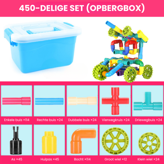 PipeBuilder – Creatieve Waterpijp Bouwset voor Kinderen