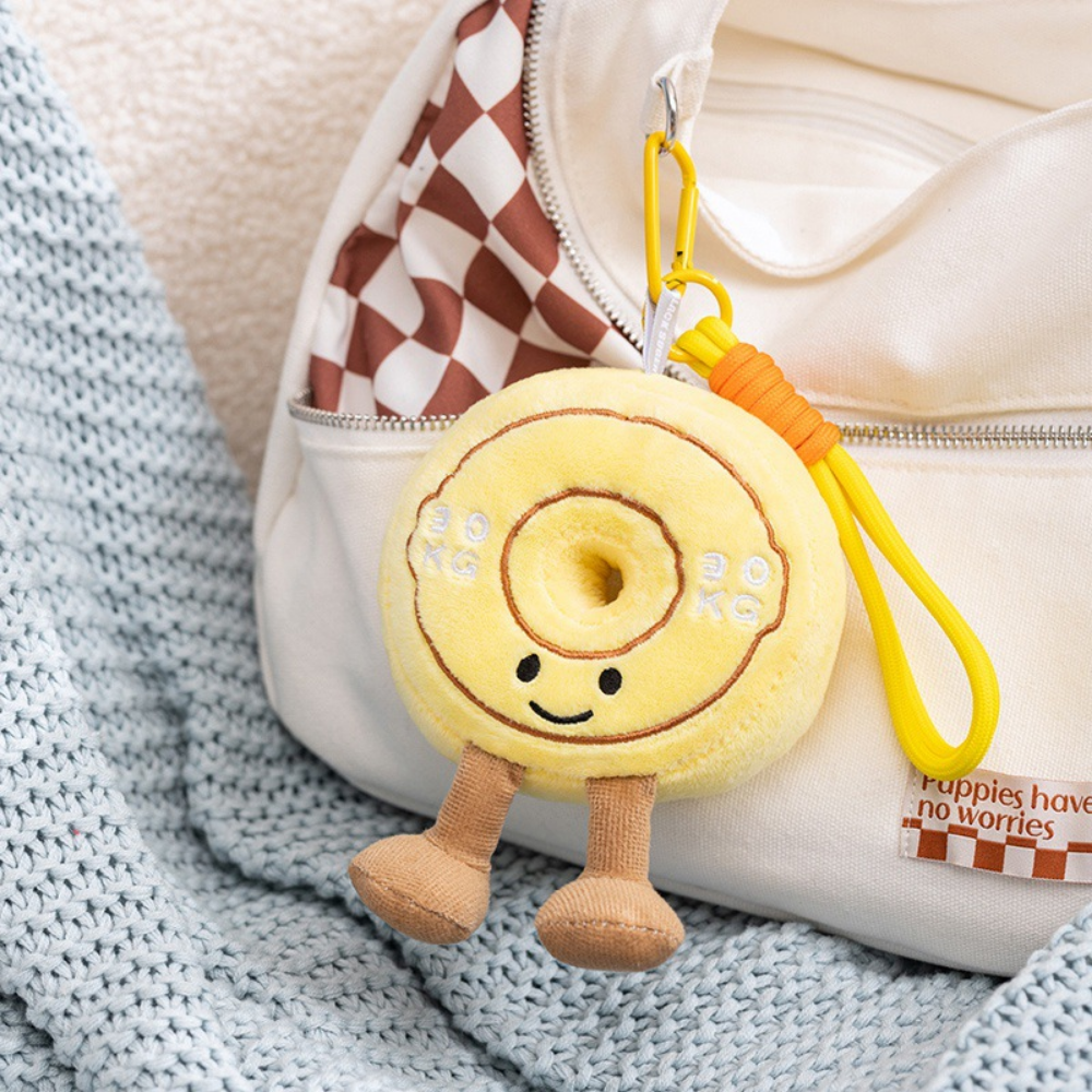GymCuddle – Fitness Knuffel Sleutelhanger met Speels Design