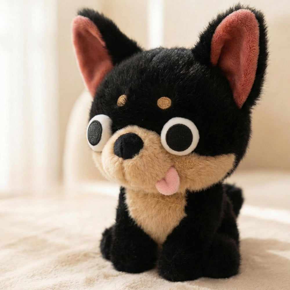 <font dir="auto" style="vertical-align: inherit;"><font dir="auto" style="vertical-align: inherit;">Poupée en peluche créative Chihuahua drôle et méchante, figurine de chiot pour bureau, cadeau d'anniversaire pour enfants</font></font>