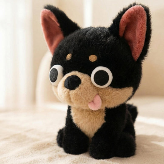 <font dir="auto" style="vertical-align: inherit;"><font dir="auto" style="vertical-align: inherit;">Poupée en peluche créative Chihuahua drôle et méchante, figurine de chiot pour bureau, cadeau d'anniversaire pour enfants</font></font>