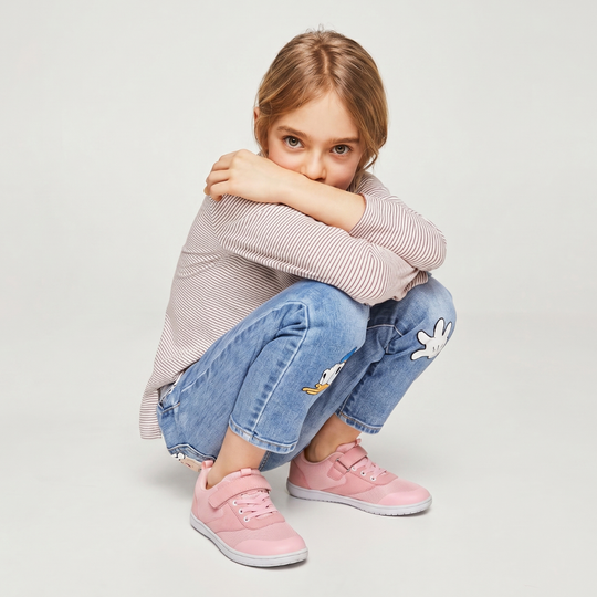 FlexiBare – Barefoot Kindersneakers met Brede Neus