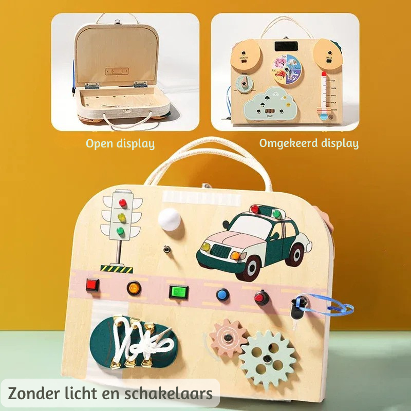 SkillBoard™ – Interactieve Sensory Speelkoffer – Leren & Ontdekken