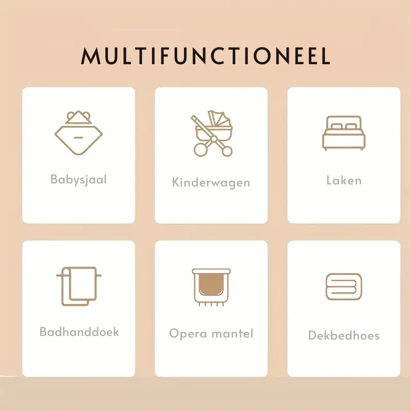 CuddleCape™ – 2-Pack Baby Badcape met Dierprint