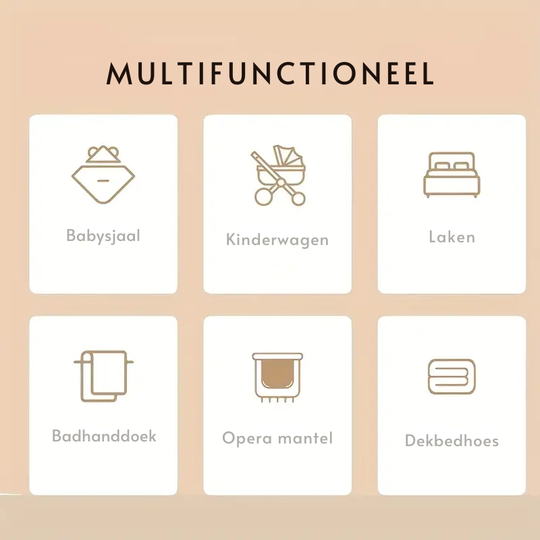 CuddleCape™ – 2-Pack Baby Badcape met Dierprint