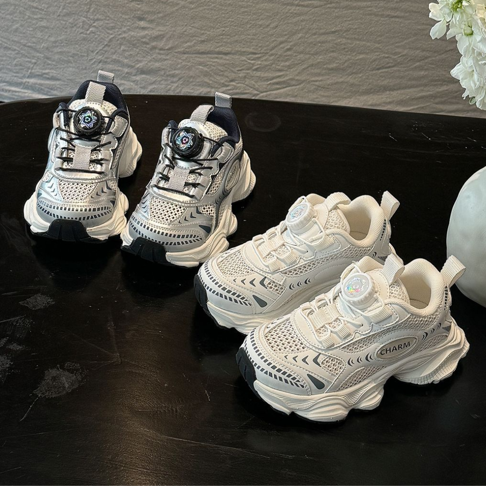 SpinStep – Kinder Sneakers met Draaisluiting en Chunky Zool