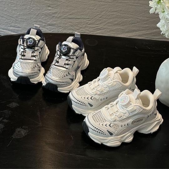 SpinStep – Kinder Sneakers met Draaisluiting en Chunky Zool