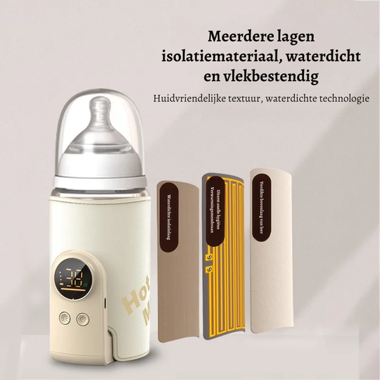 SmartBottle™ – Draadloze Oplaadbare Flessenwarmer – Altijd Perfecte Temperatuur