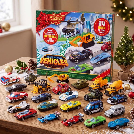 AutoCountdown – Adventskalender met Autofiguren