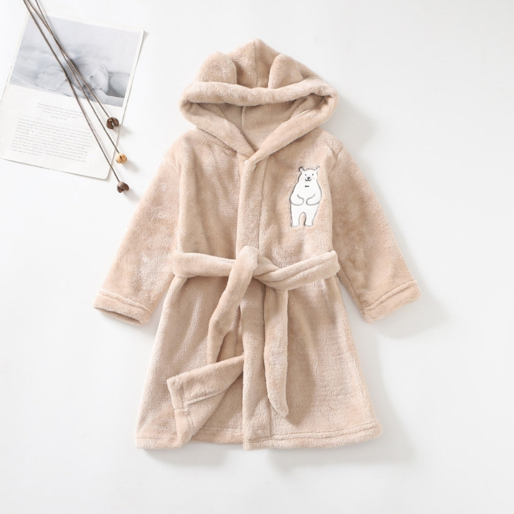 CozyNest – Warme Kinderbadjas met Capuchon