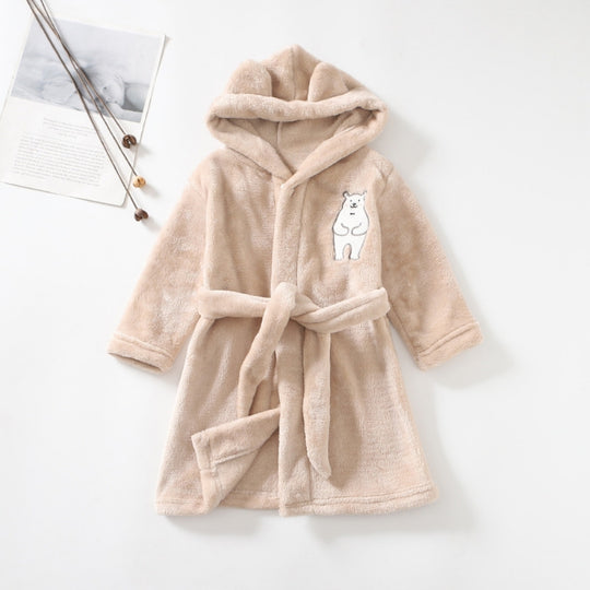 CozyNest – Warme Kinderbadjas met Capuchon