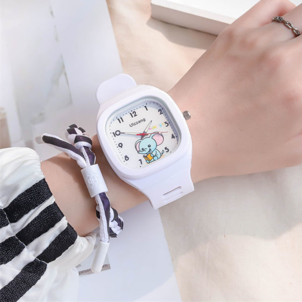 EleTime – Olifant Kinderhorloge met Siliconen Band