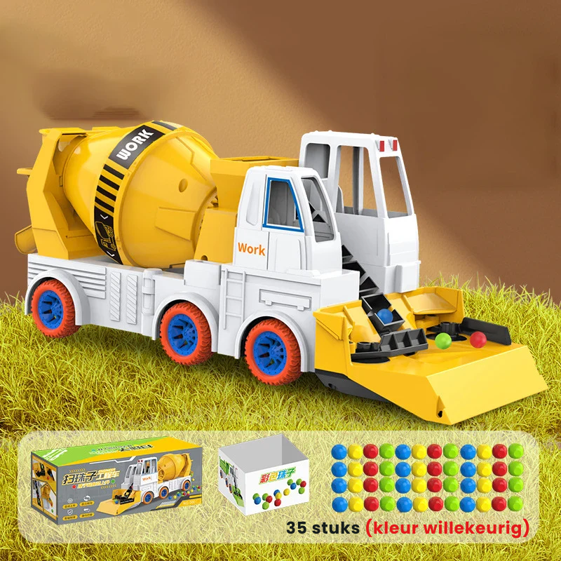 PowerMixer™ – Spin & Build Bouwtruck – Interactief Constructiespeelgoed
