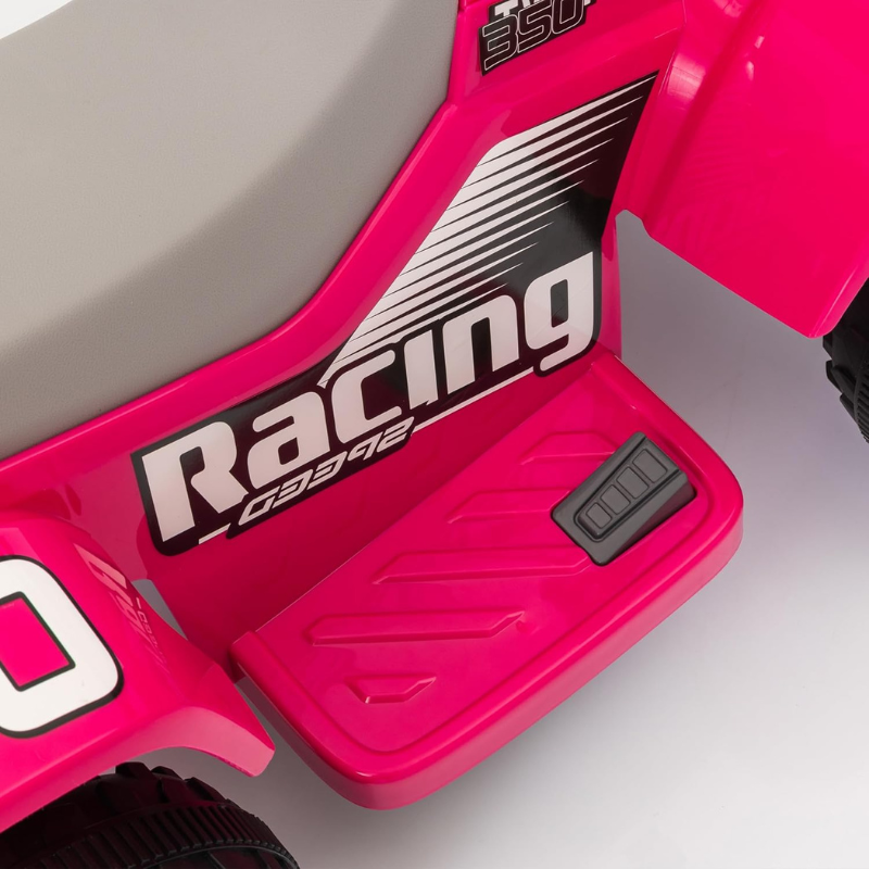 Aiyaplay™ 6V Elektrische Kinder Quad – Roze Ride-On ATV met Voor- & Achteruit Rijden, Comfort Zitting & Ledverlichting (18-36 maanden)
